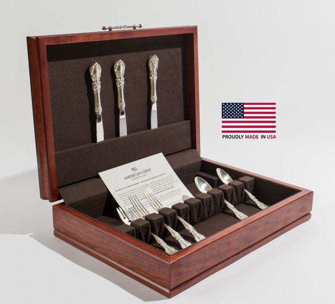 AMCHS Traditions Flatware Chest F00M Borsheims